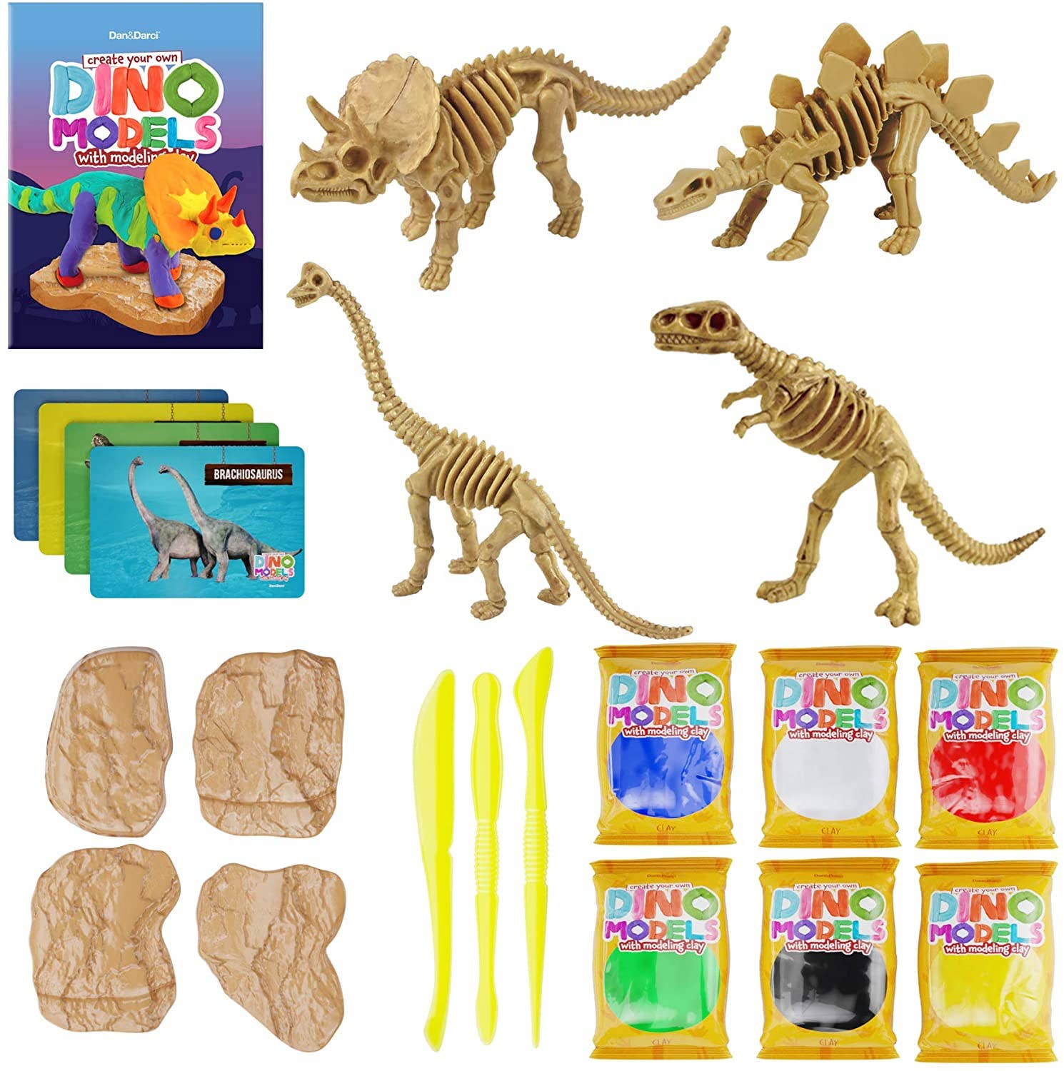 DAN & DARCI  Dino Clay Models with Modeling Clay