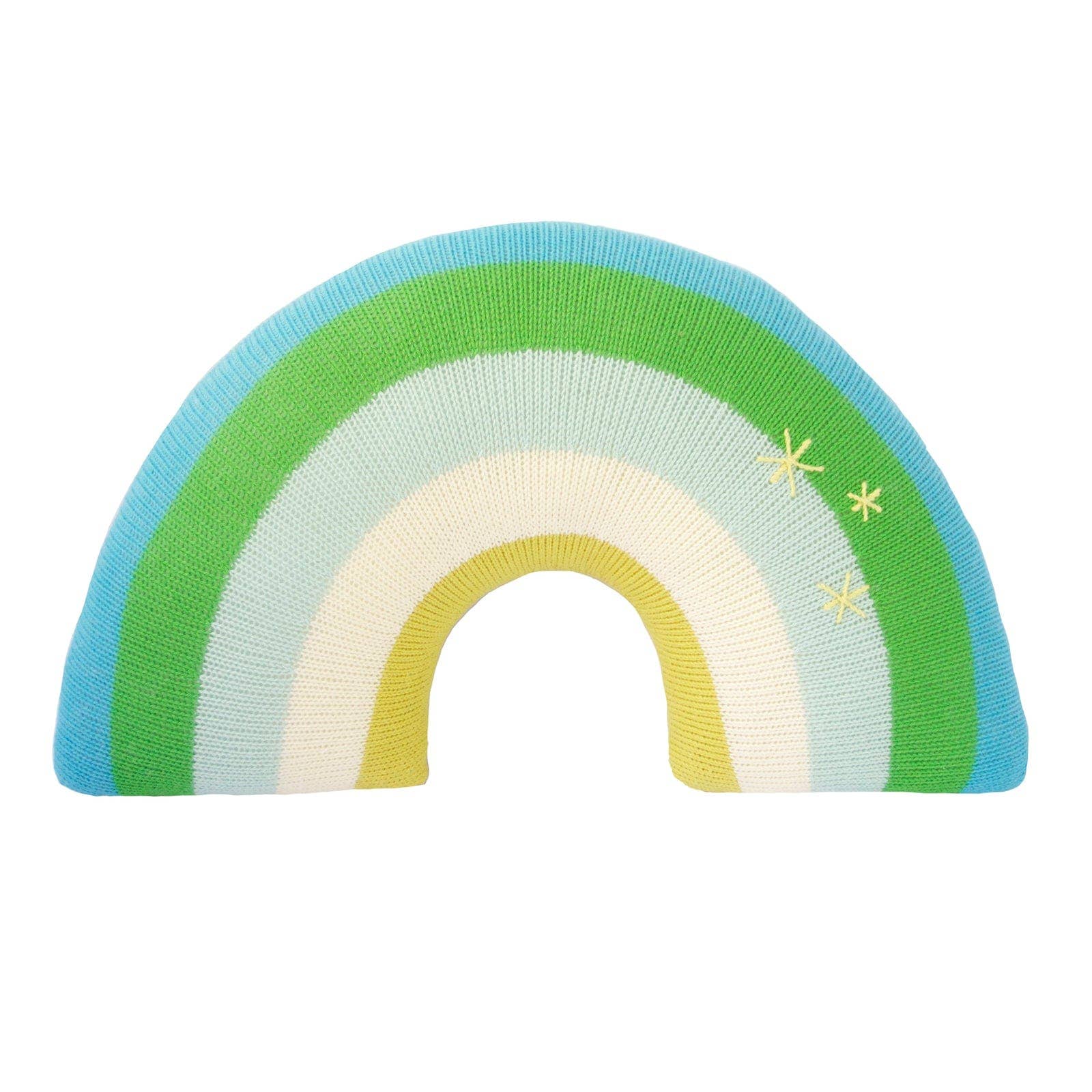 BLABLA Rainbow Pillow Blue