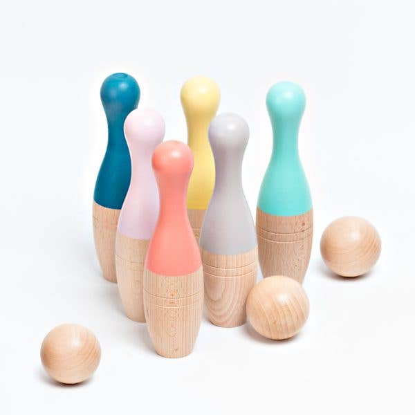 Me&Mine - Wooden Bowling Set Original