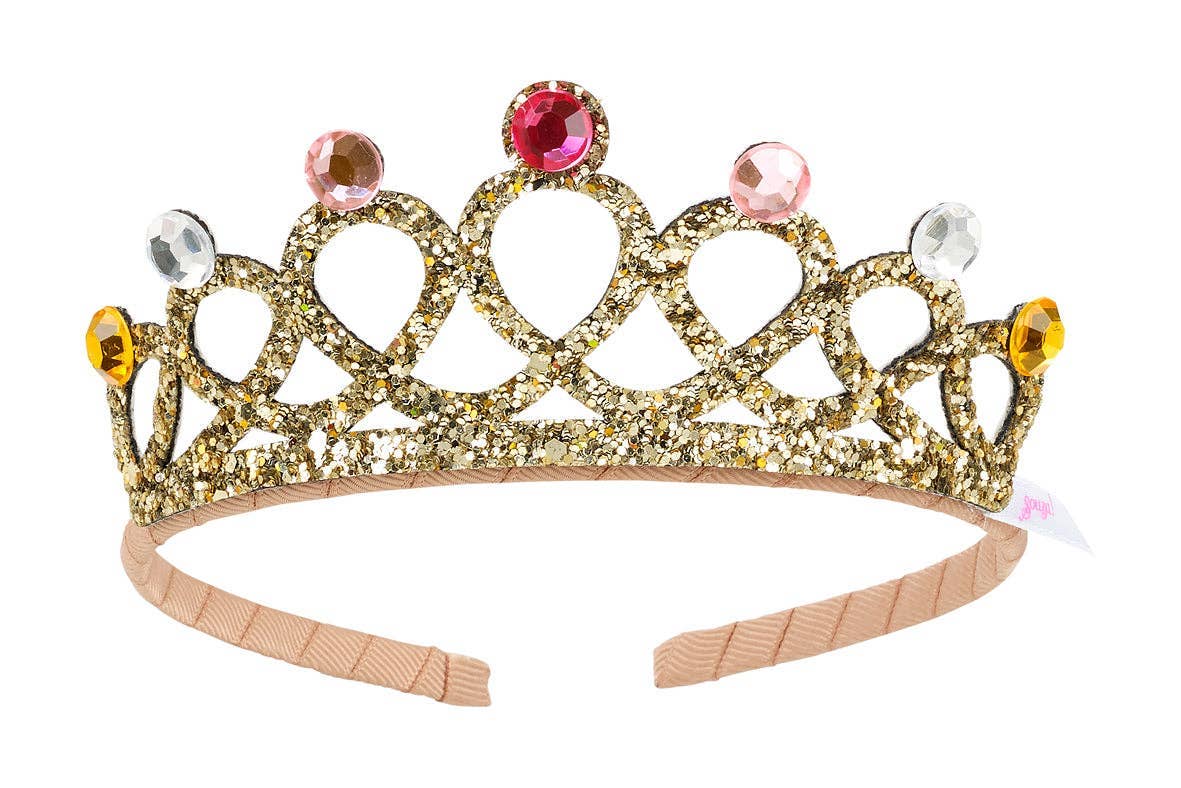 SOUZA Gold Crown with Jewels
