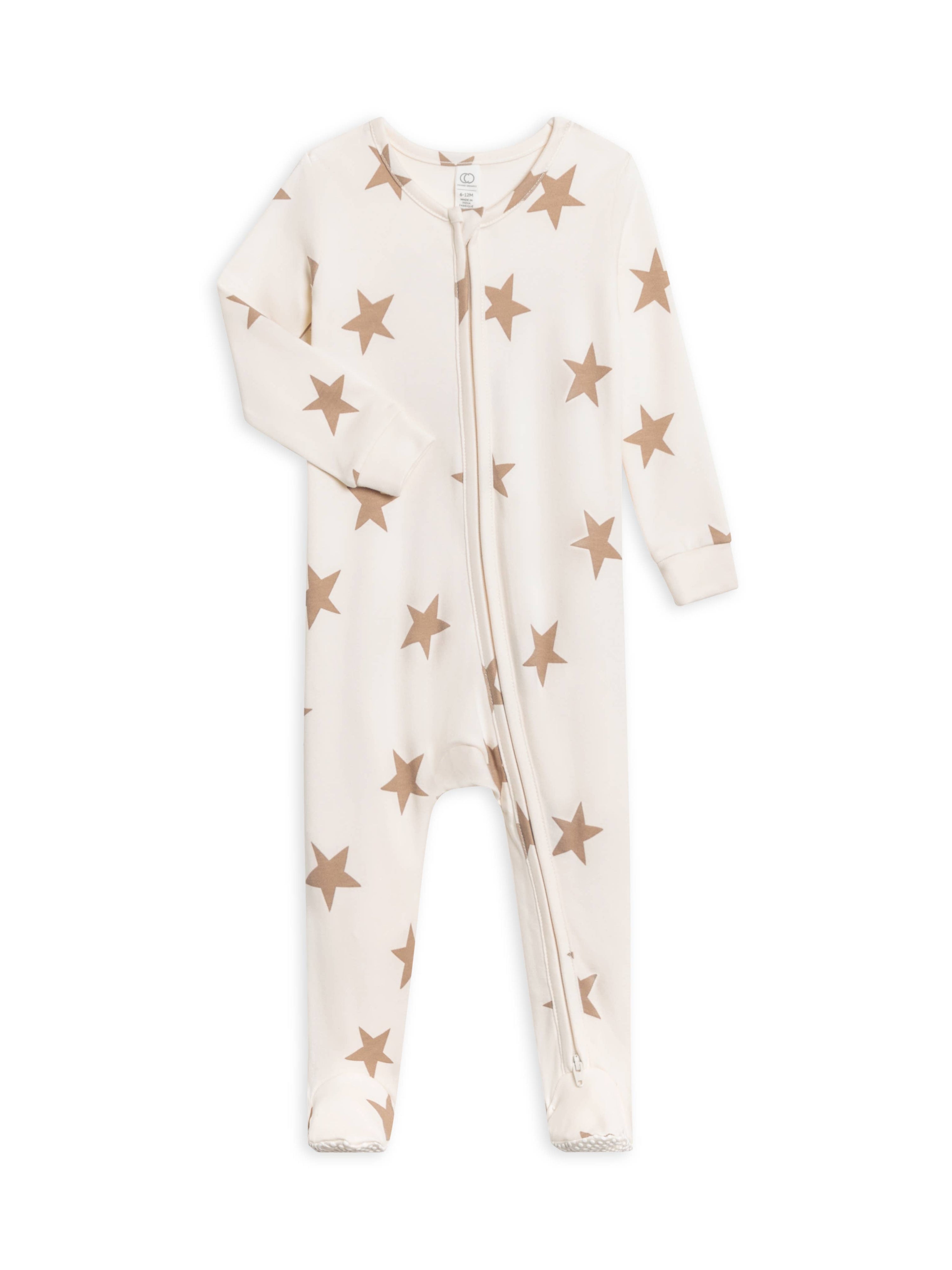 COLORED ORGANICS Peyton Footed Sleeper - Star