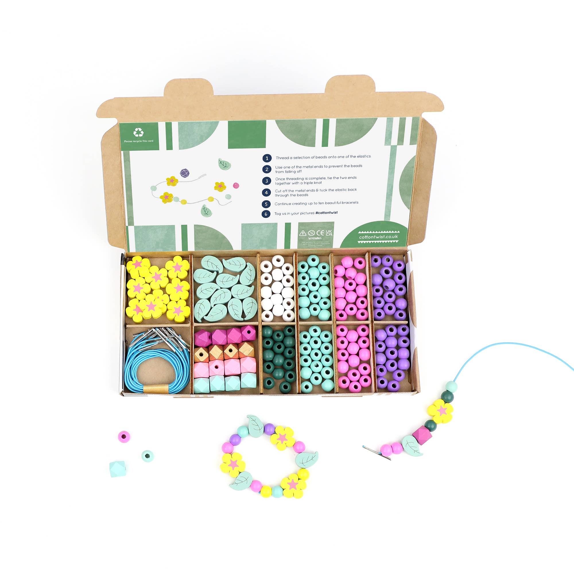 COTTON TWIST Woodland Bracelet Making Kit