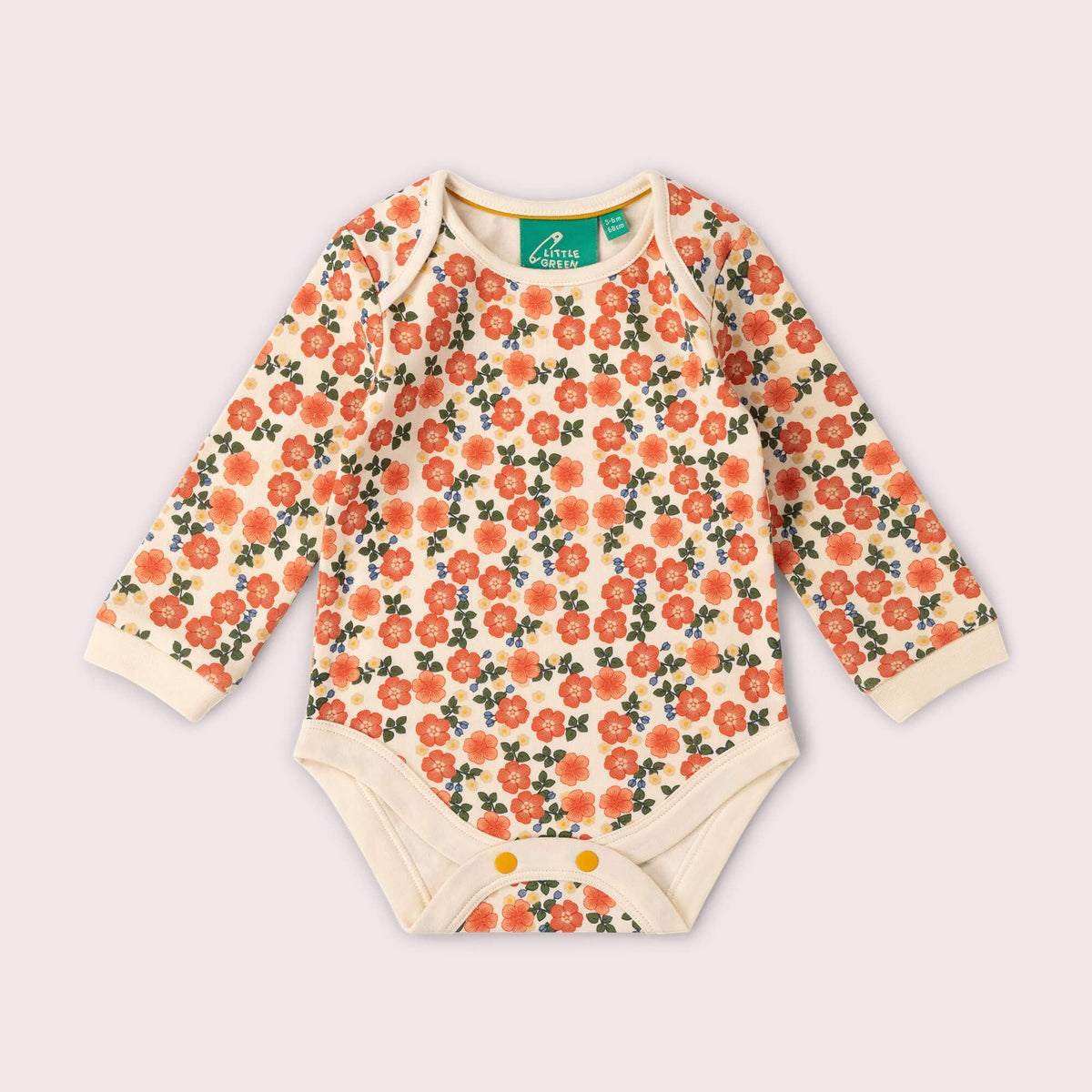 LITTLE GREEN RADICALS Petals Bodysuit (2 Pack)