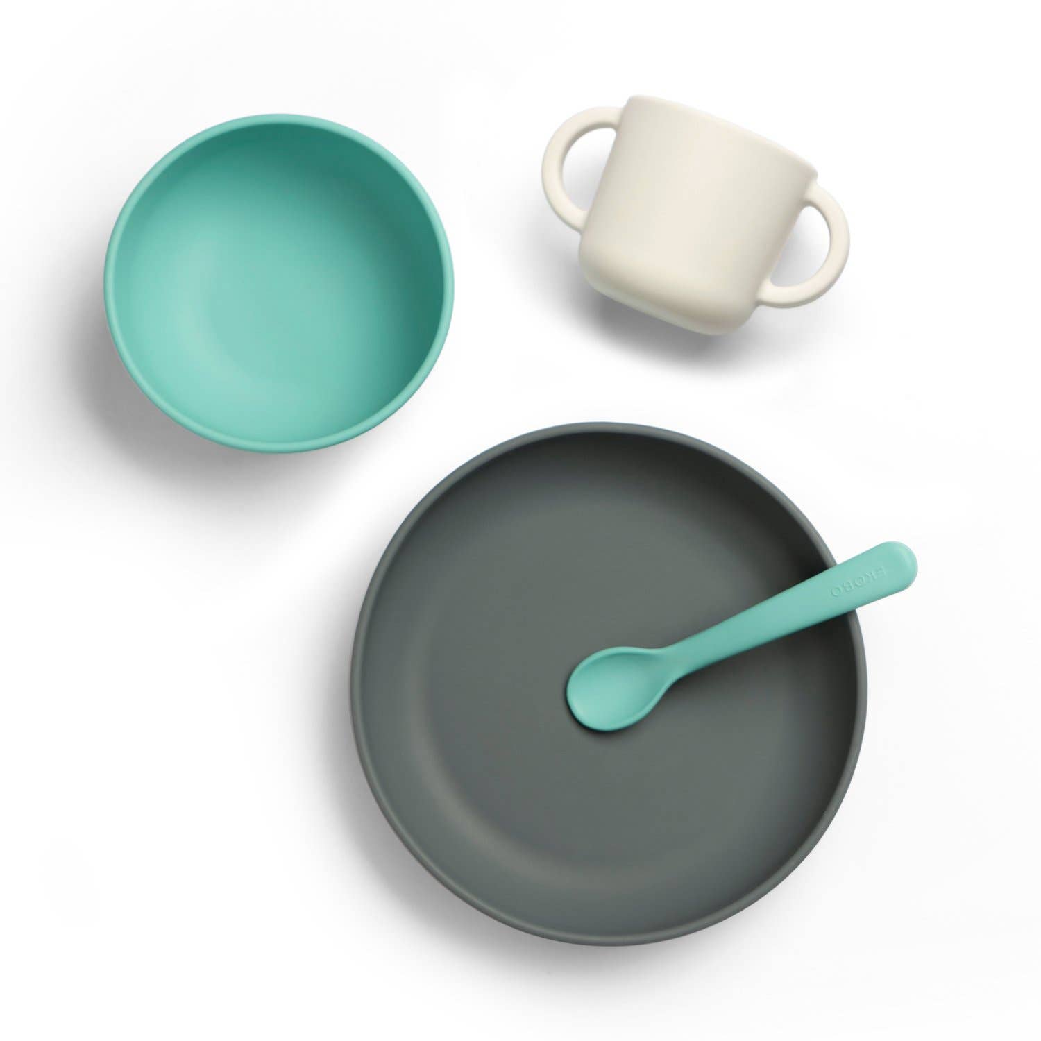 EKOBO Silicone Baby Meal Set - Lagoon