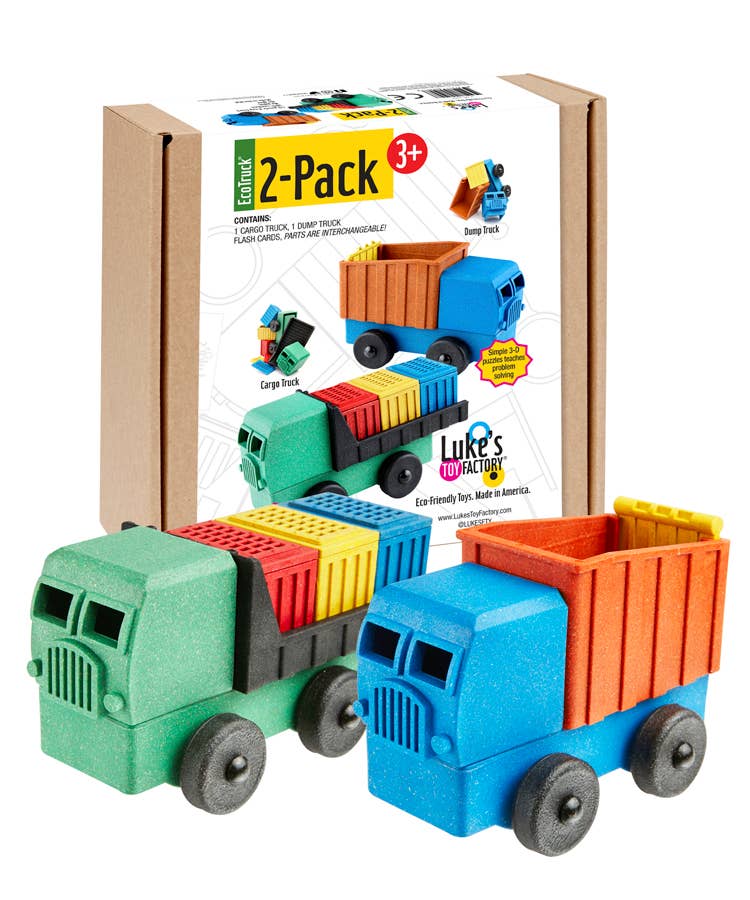 ECO TRUCK  Cargo and Dump Trucks (2 Pack)