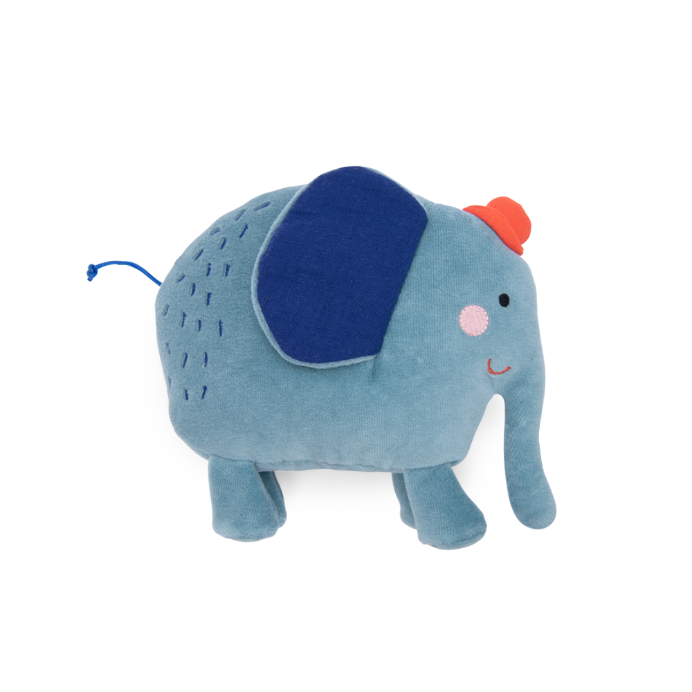 Moulin Roty Plush Rattle - Elephant