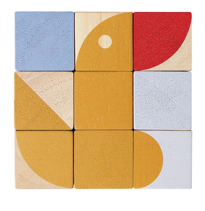 PLAN TOYS Geo Pattern Cubes