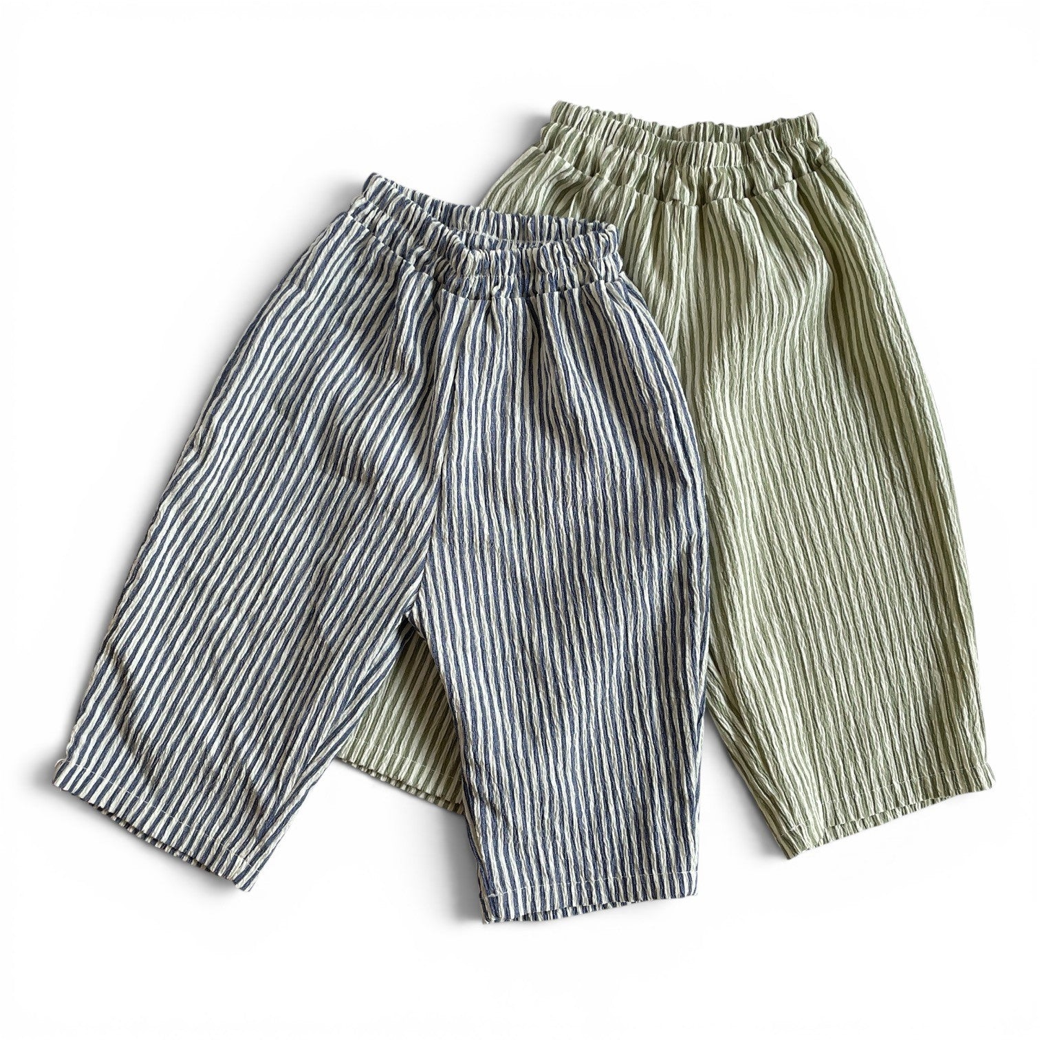 Beach Stripe Pants in Green