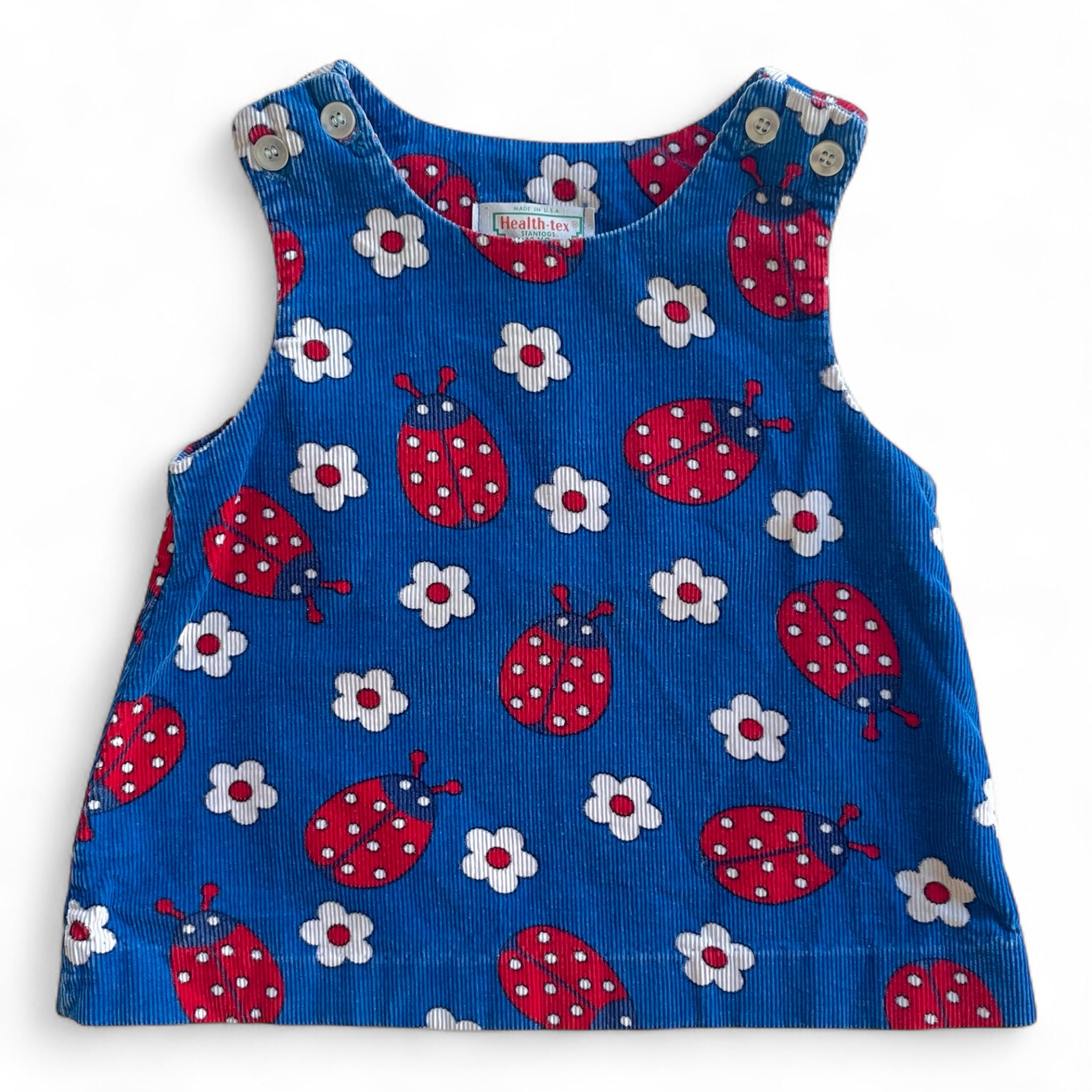 REPLAY - 12M - Healthtex Corduroy Ladybug Dress