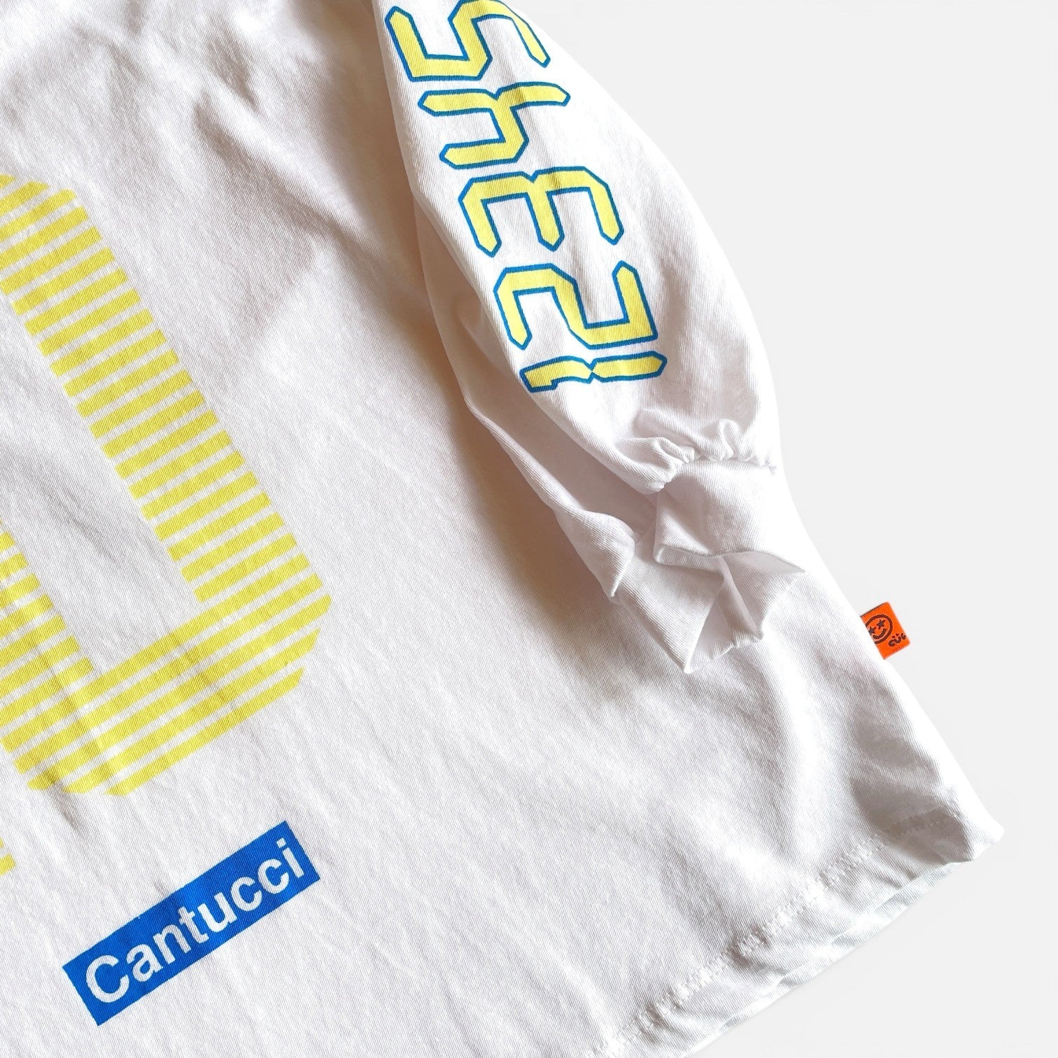 Number 10 Long Sleeve Tee in  White