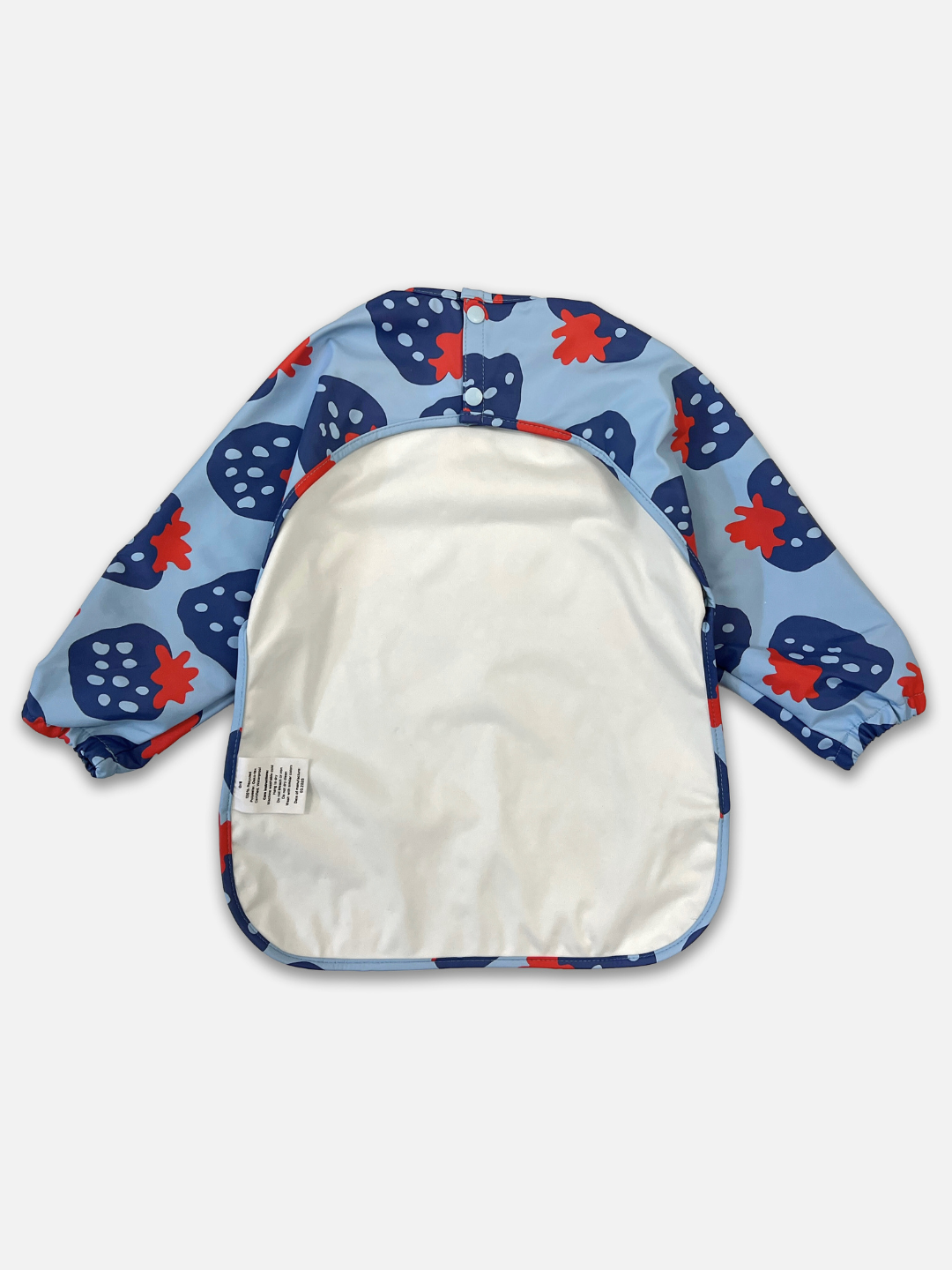 MILK TEETH - Blue Strawberries Smock Bib