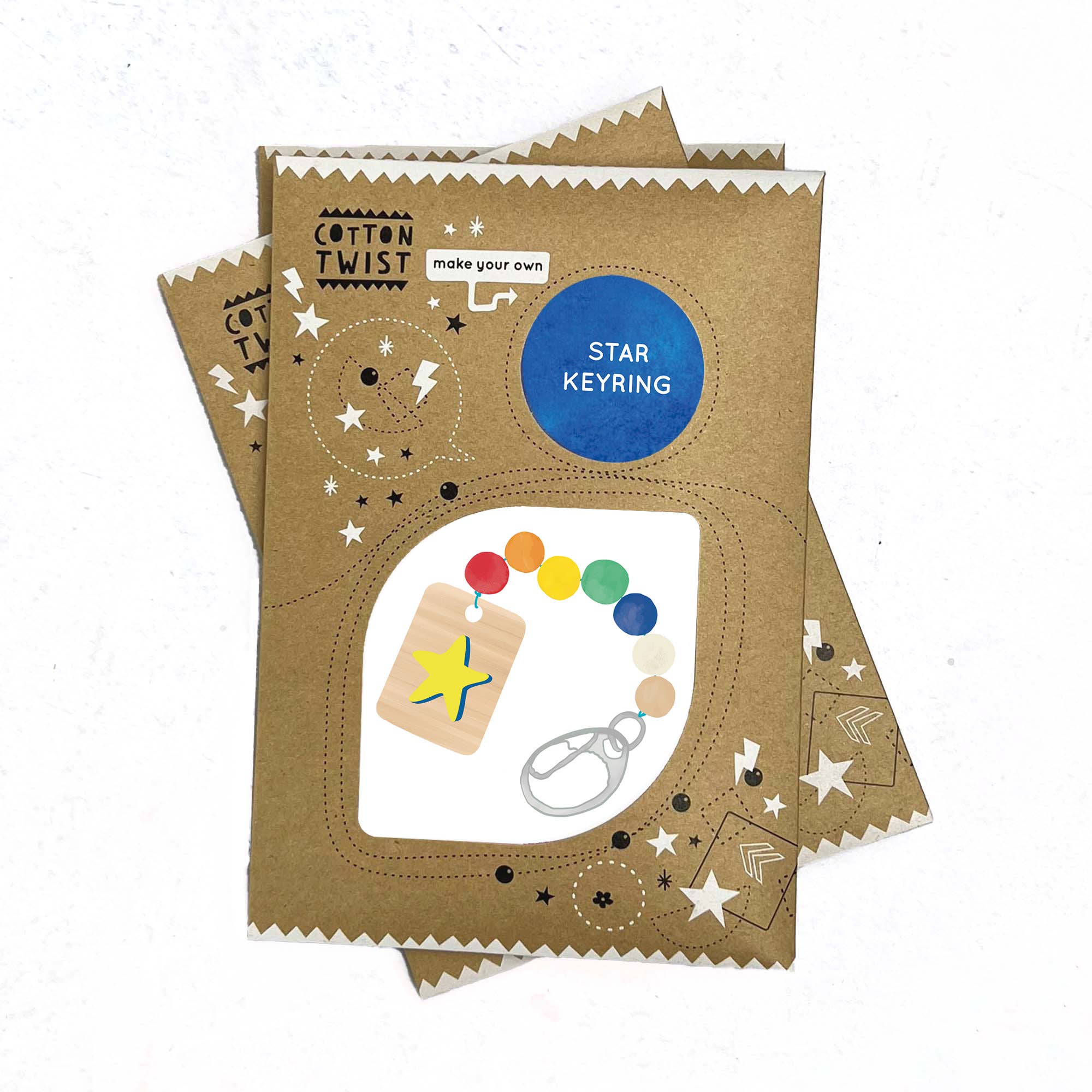 COTTON TWIST - Make Your Own Letter Keyring: W