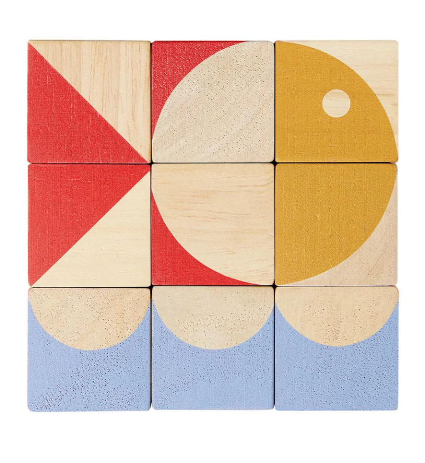 PLAN TOYS Geo Pattern Cubes