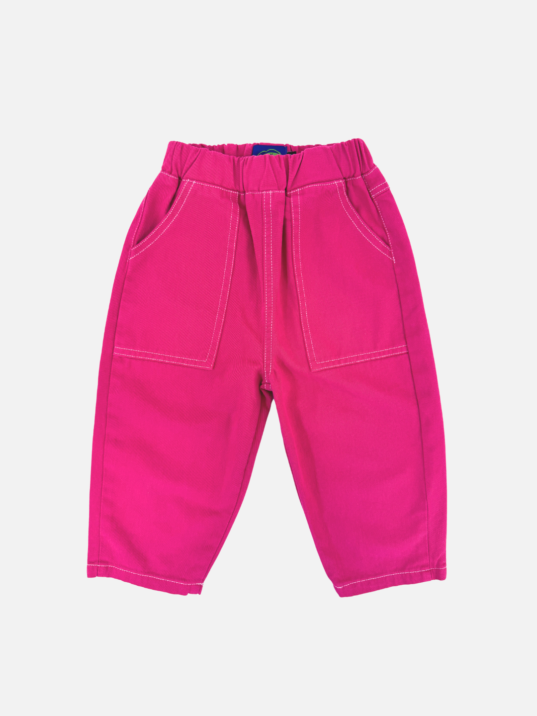 MILK TEETH Topstitch Twill Pant Magenta