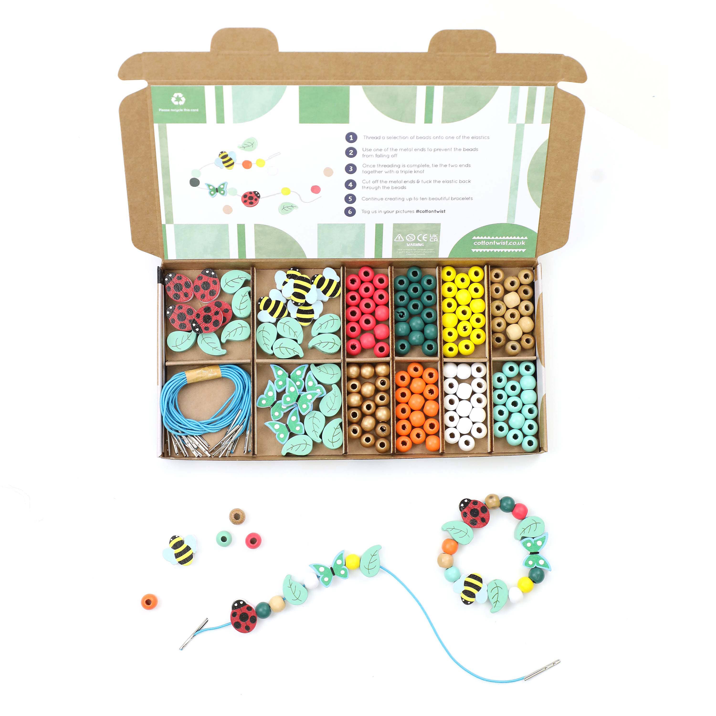 COTTON TWIST Minibeast Bracelet Making Kit