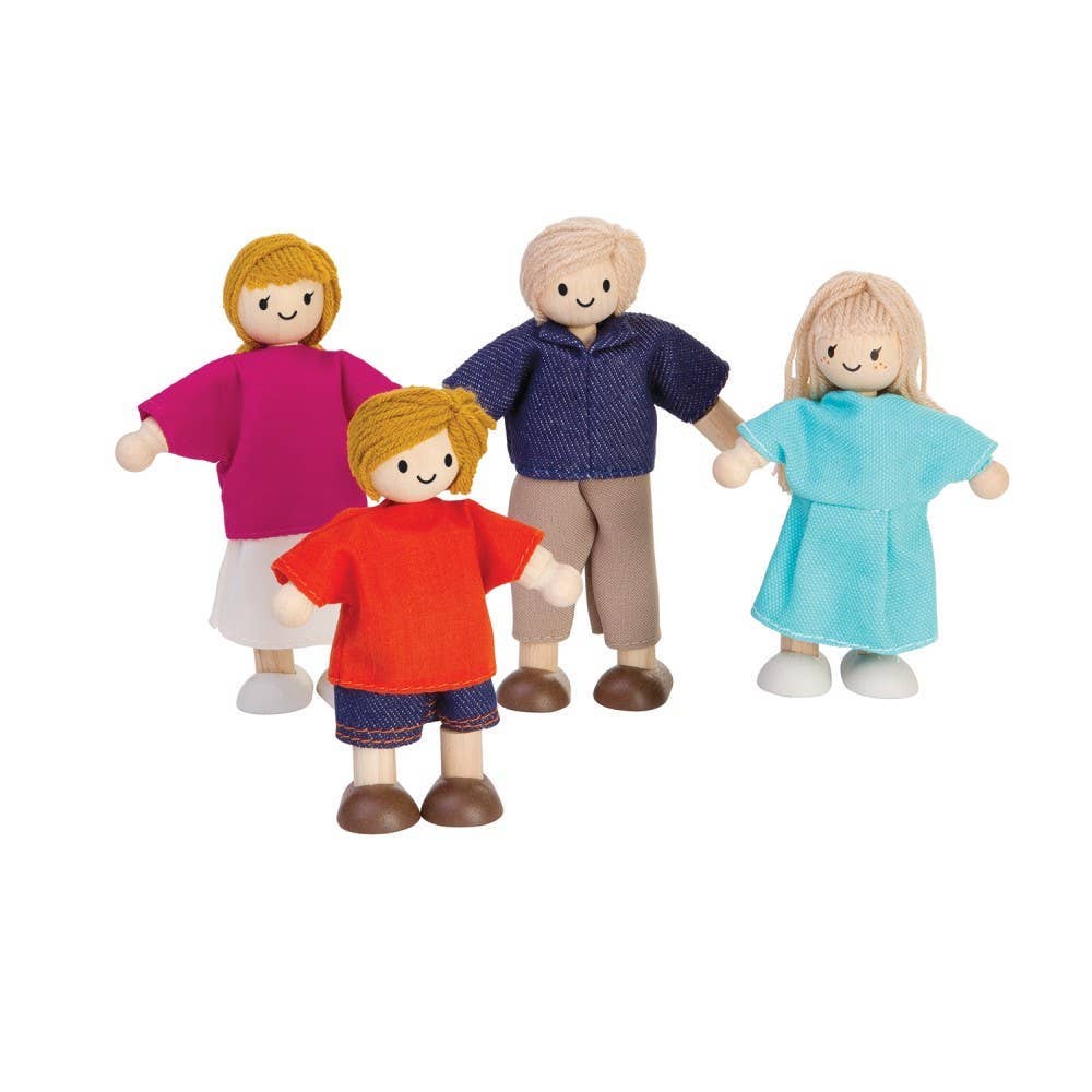 PLAN TOYS - Wooden Doll Family - 7415