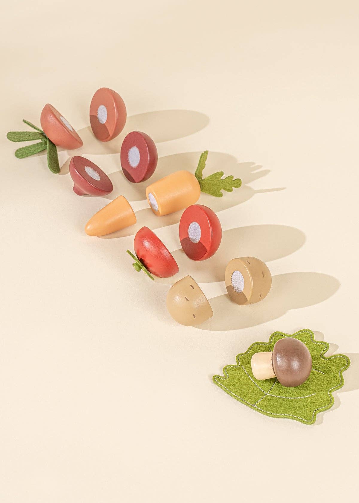 COCO VILLAGE - Wooden Vegetables Playset