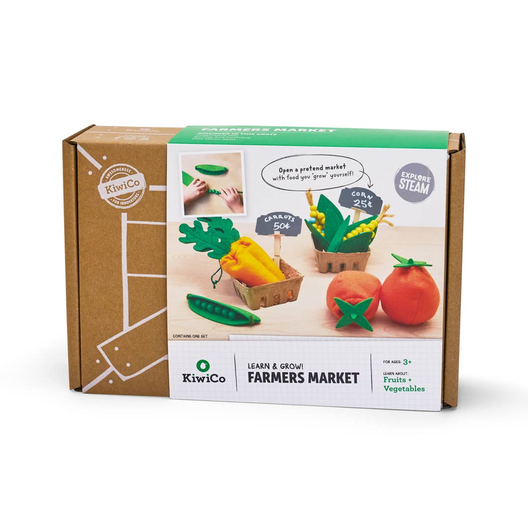 KIWICO Learn & Grow Farmers Market Kit