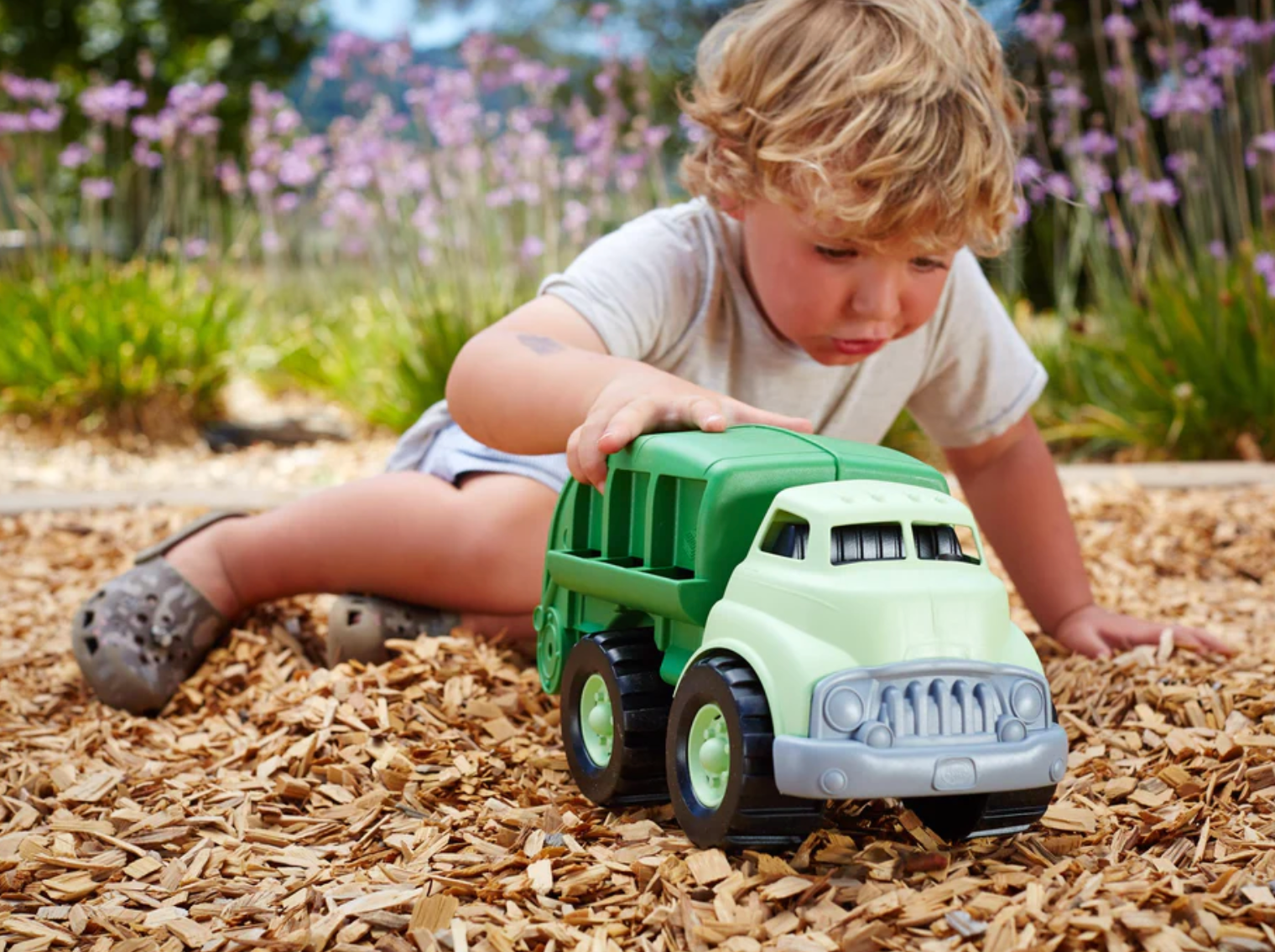 GREEN TOYS - Recycling Truck - Green