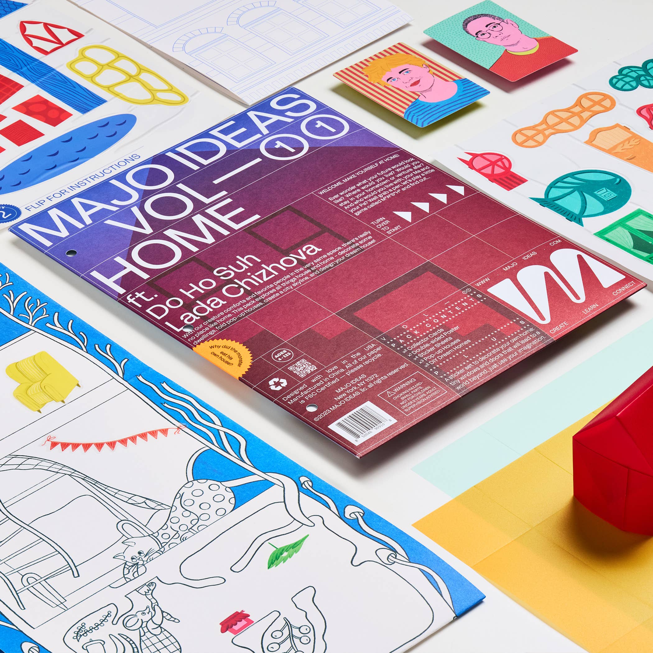 MAJO IDEAS - VOL ①① — HOME Sticker Based Art Pack
