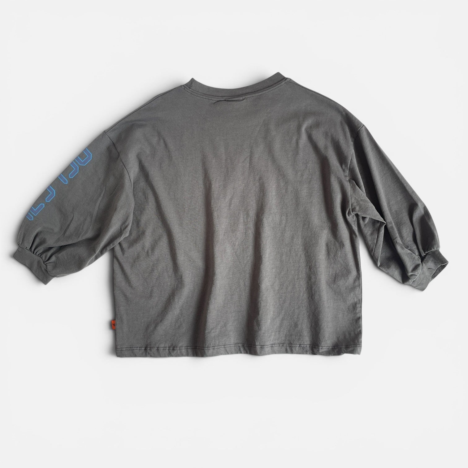 Number 10 Long Sleeve in  Charcoal Grey