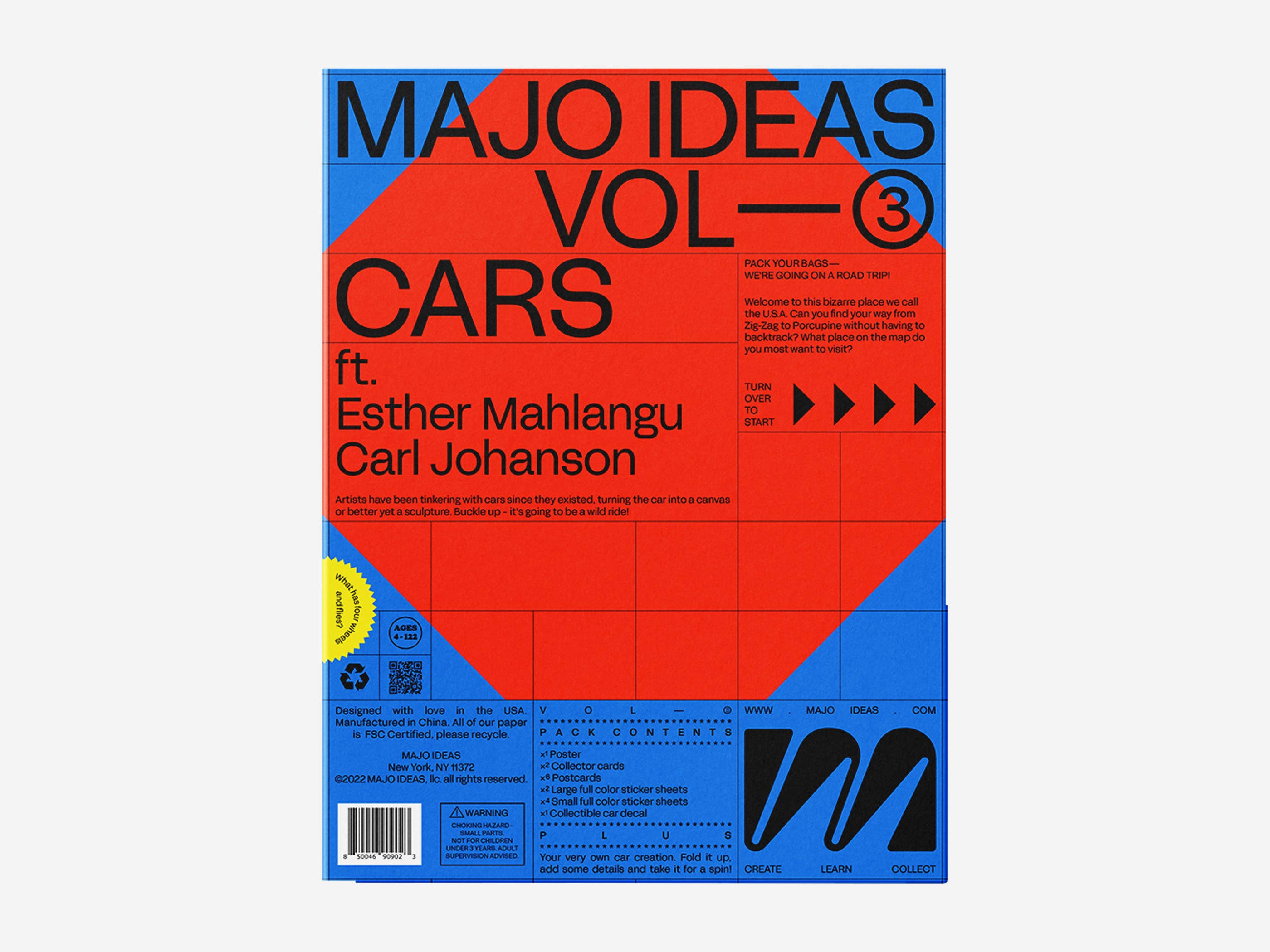 MAJO IDEAS VOL ③ — CARS Sticker Based Art Pack