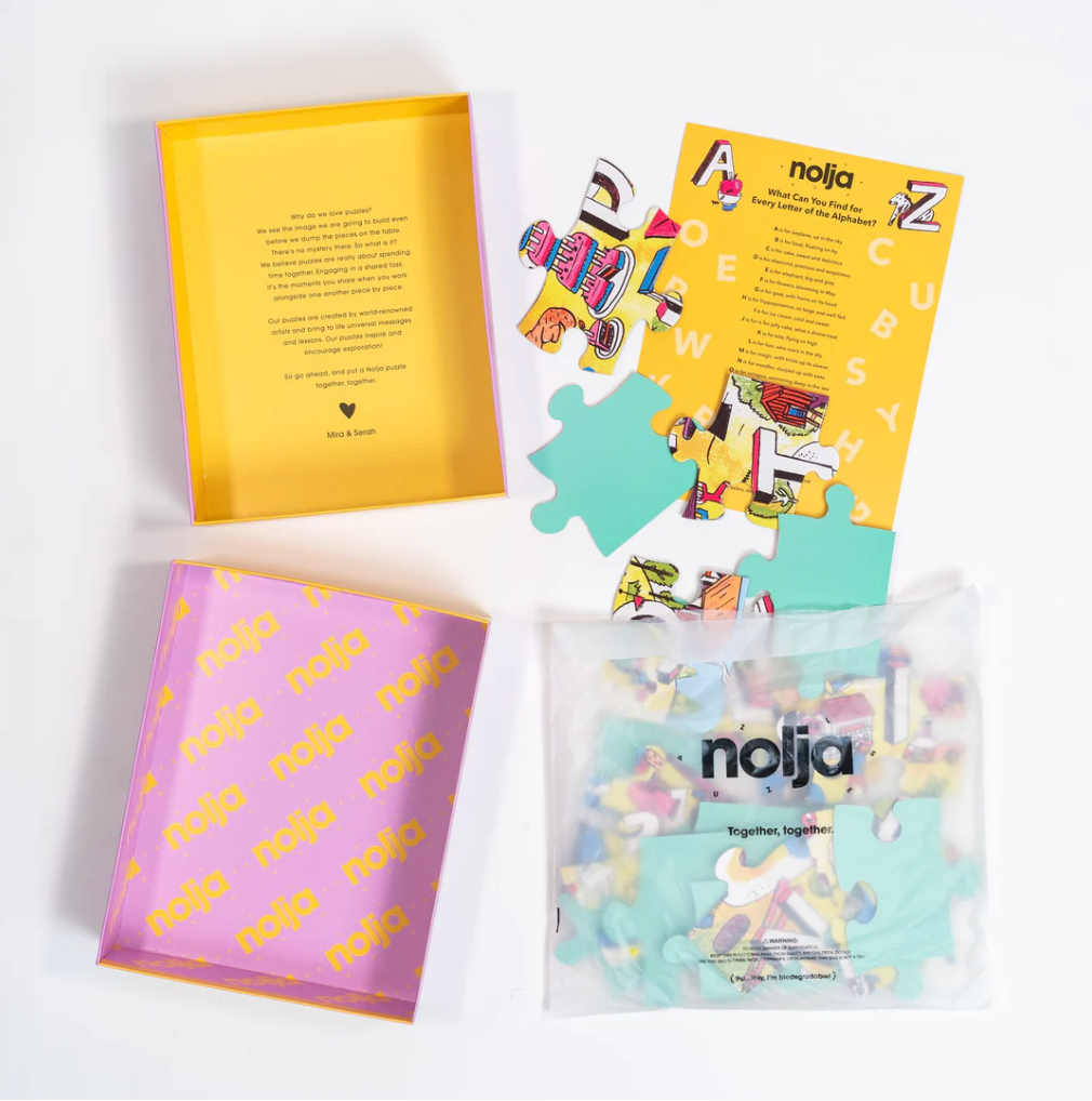 NOLJA Alphabet City Puzzle - 36 Large Pieces