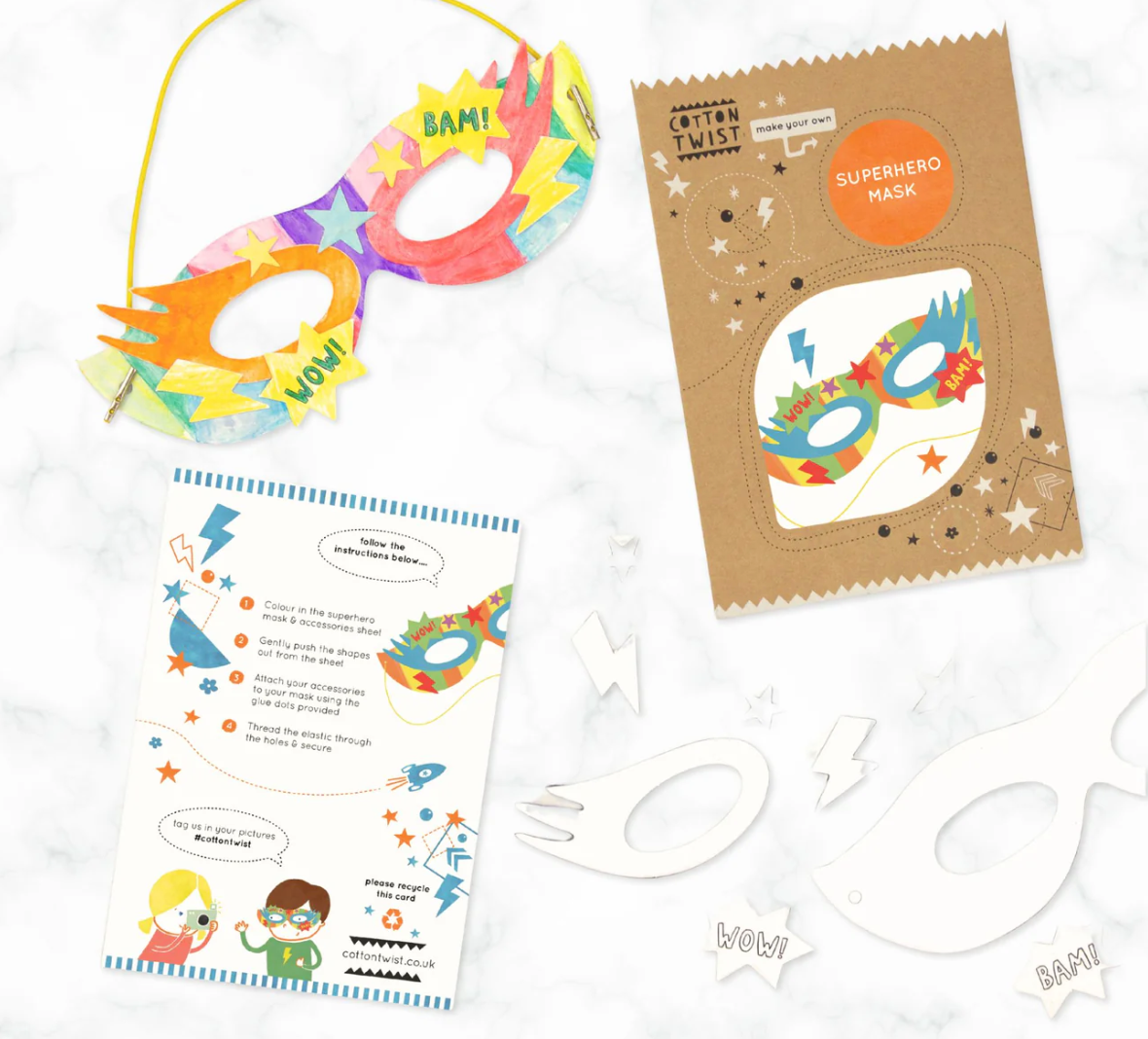 COTTON TWIST - Make Your Own Superhero Mask