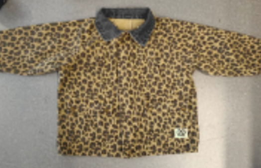 MILK TEETH Barn Jacket Leopard