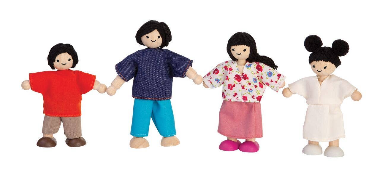 PLAN TOYS - Wooden Doll Family - 7417