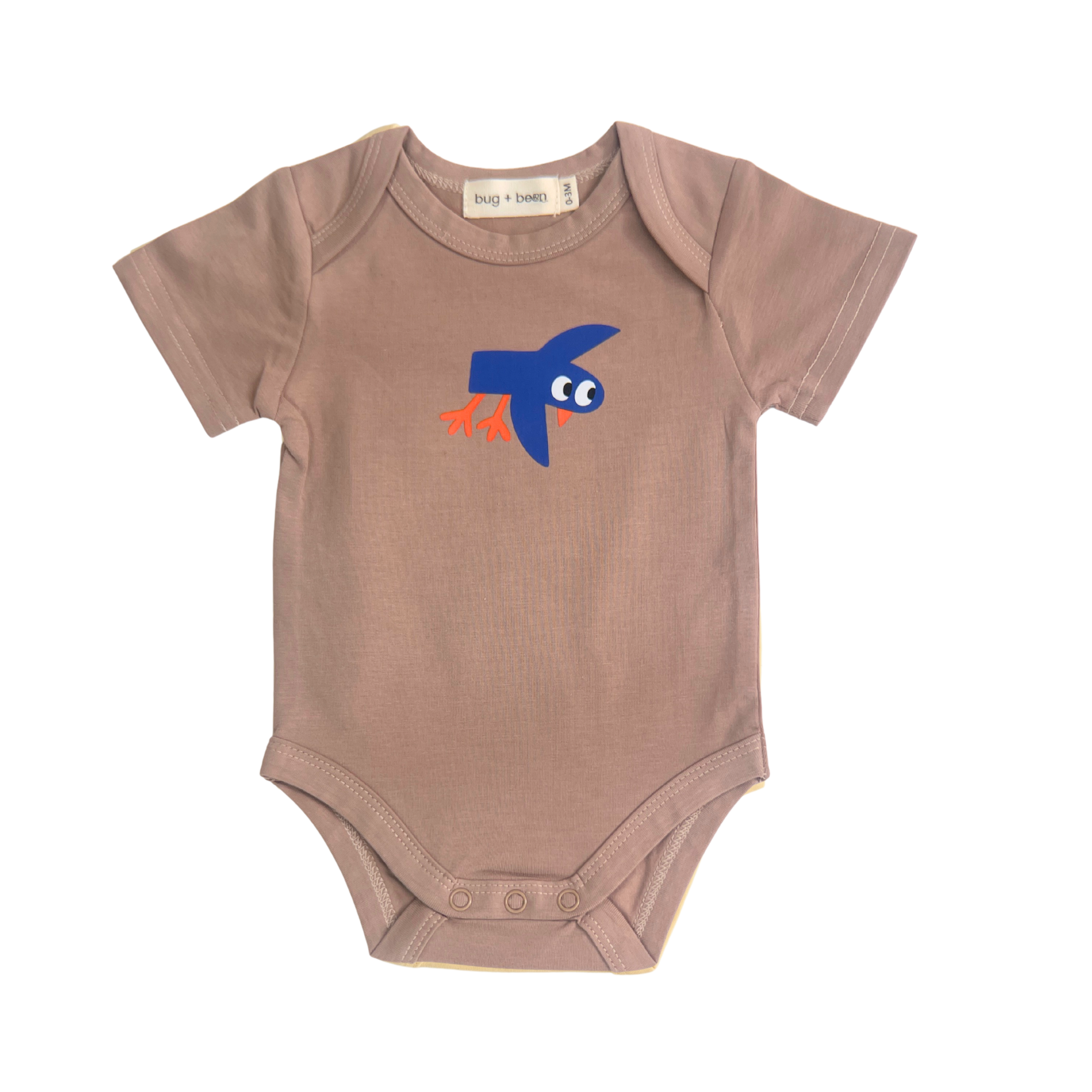 Flight School - Organic Cotton Short Sleeve Bodysuit
