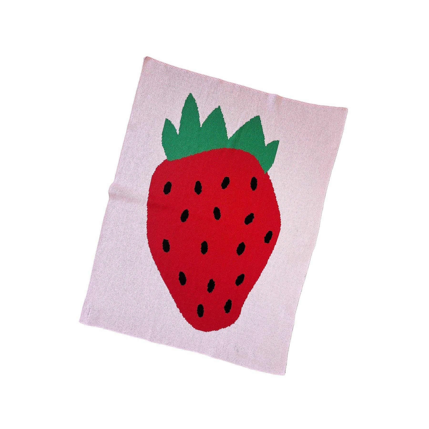 Fruit Salad Throw - Strawberry Baby Blanket