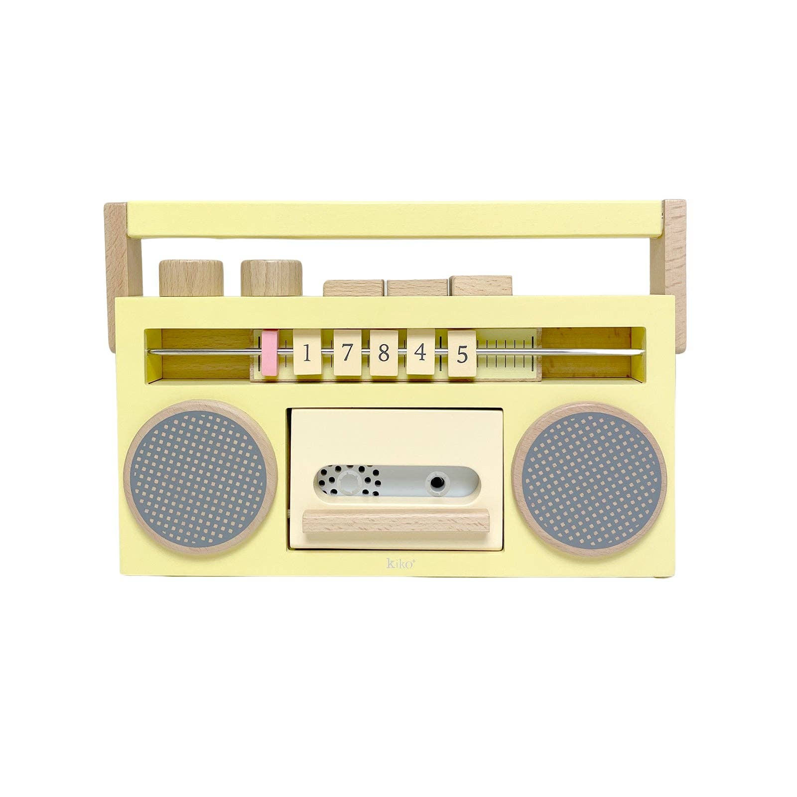 KIKO+ Wooden Tape Recorder ラジカセ: Yellow