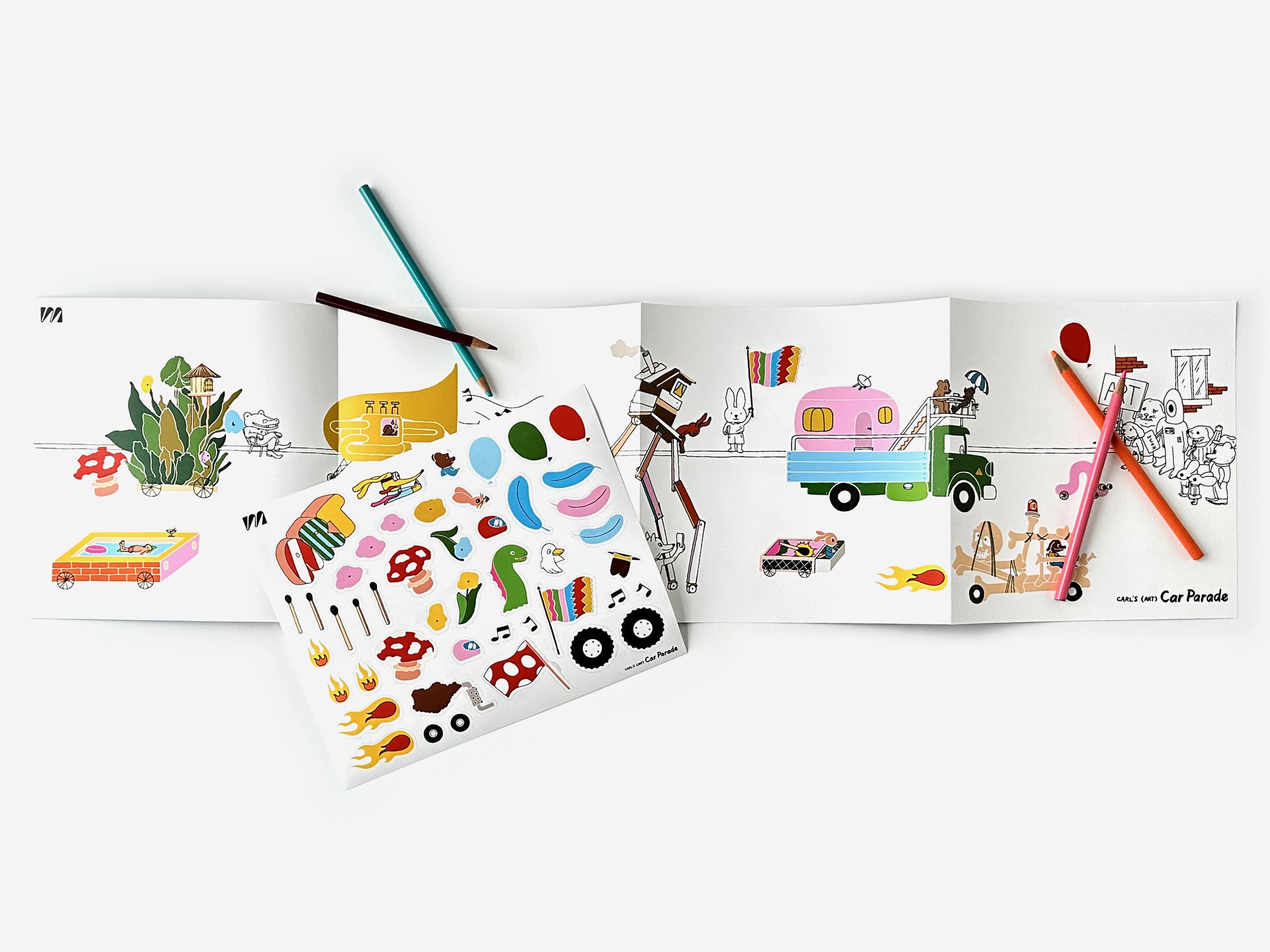 MAJO IDEAS VOL ③ — CARS Sticker Based Art Pack