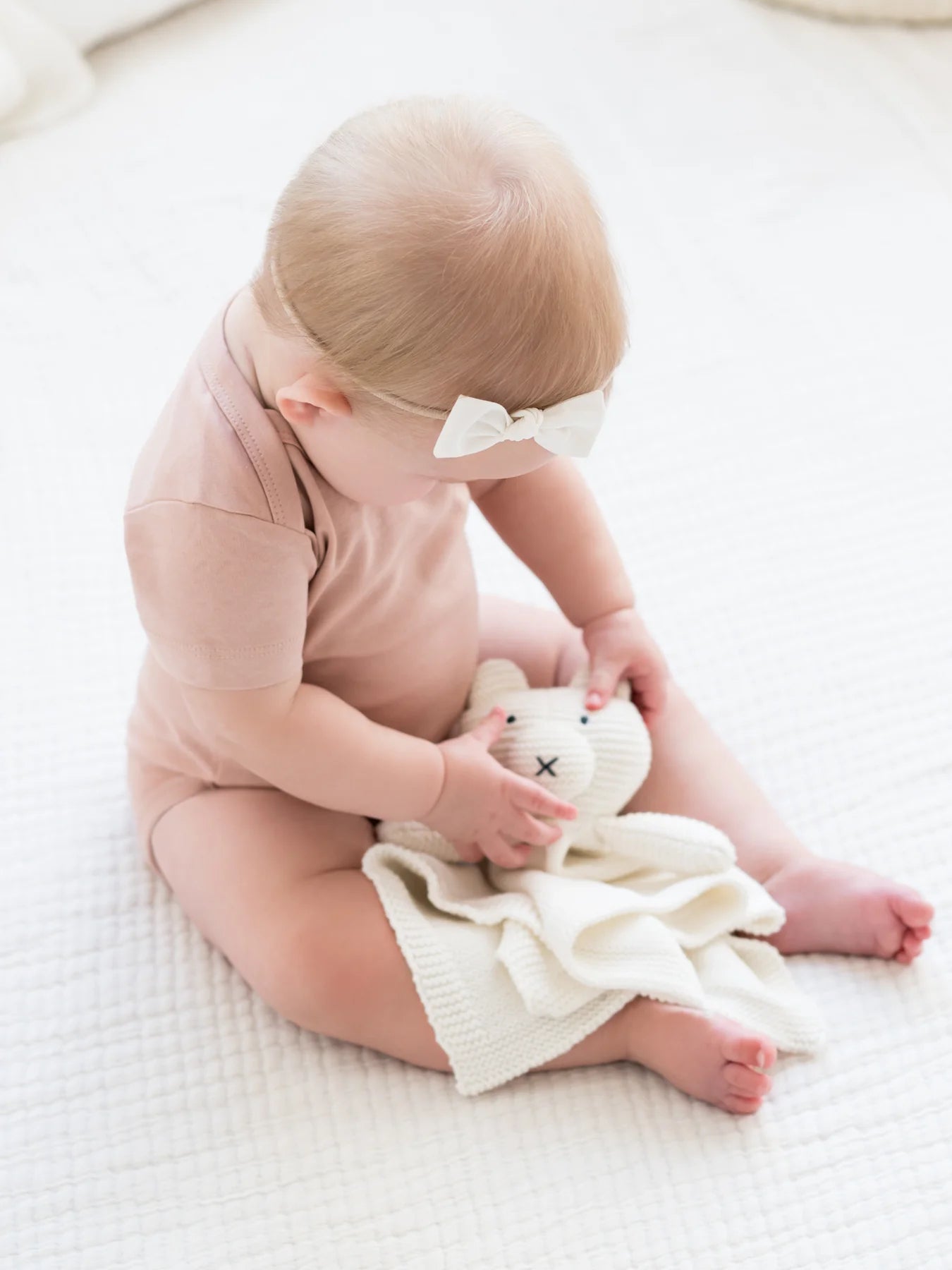 Organic Cotton Classic Short Sleeve Bodysuit - Blush