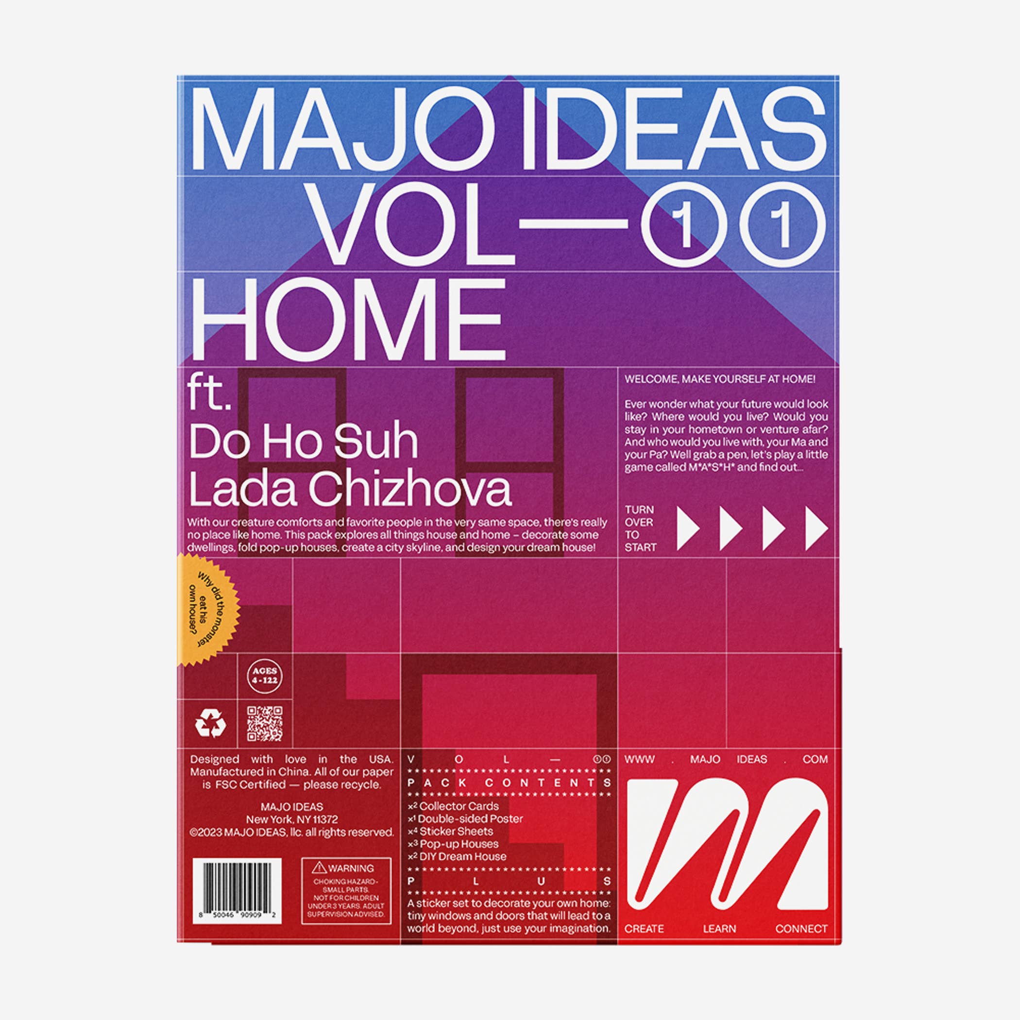 MAJO IDEAS - VOL ①① — HOME Sticker Based Art Pack