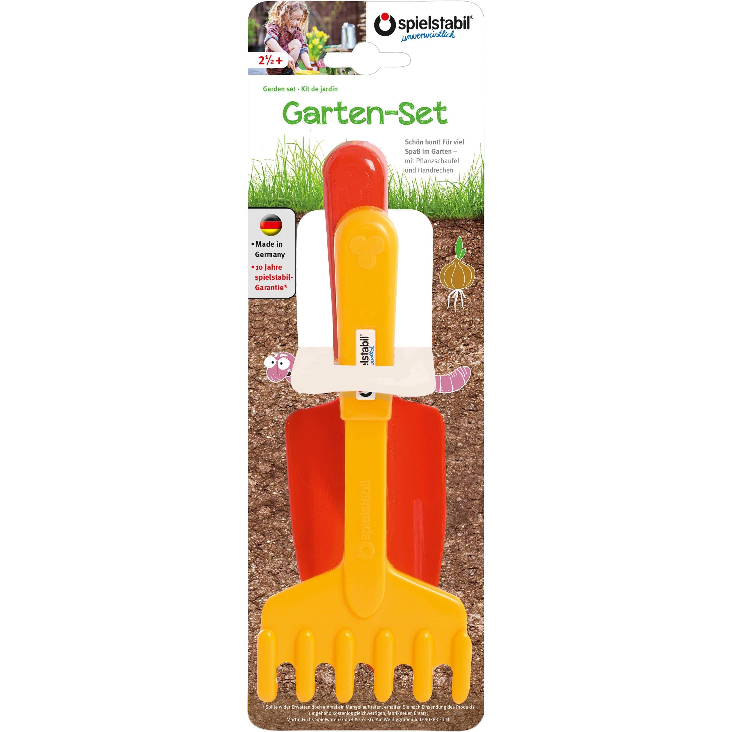 Spielstabil 2-Piece Garden Tool Toy Set – Rake & Spade