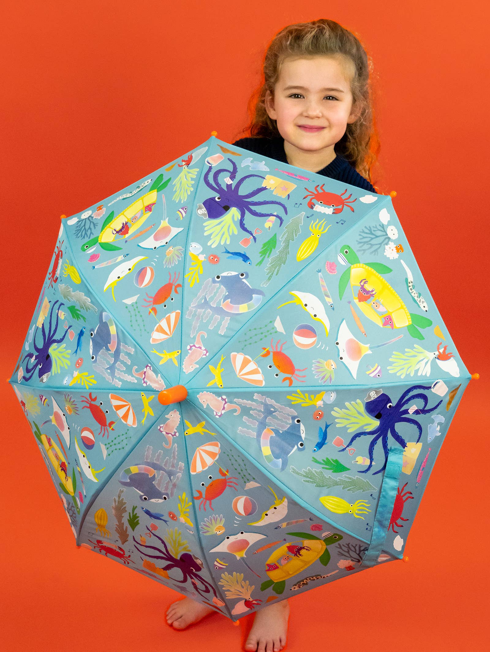 Ocean Colour Changing Umbrella