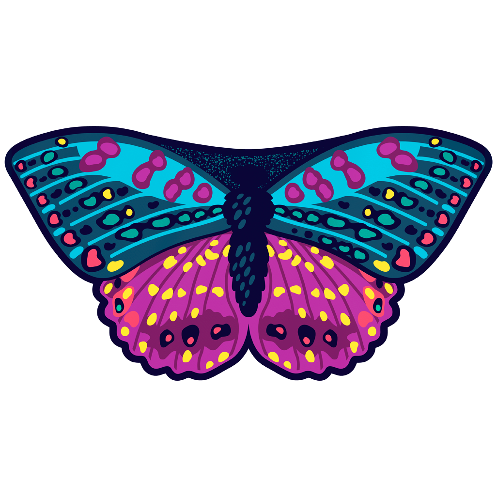 KNOTTY KID - Checkerspot Butterfly Wings