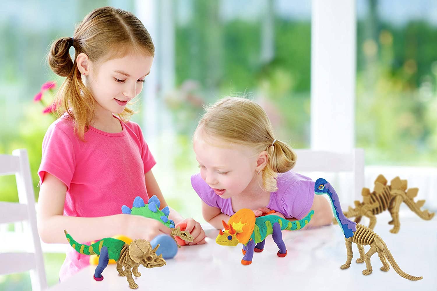 DAN & DARCI  Dino Clay Models with Modeling Clay