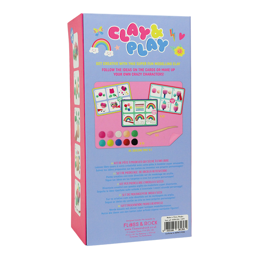 FLOSS & ROCK Rainbow Fairy Clay & Play